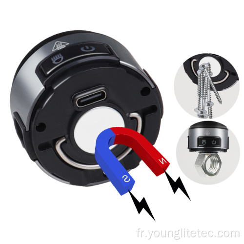 Multifonction Type-C Charging Magnined Copline Hat Light